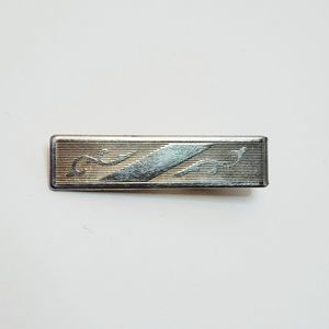 Vintage Gold and Silver Tone Tie Clip